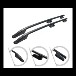 OMAC Rails de toit noir Ford Custom 1