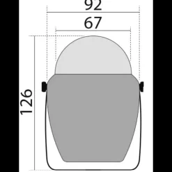 OSCULATI Compas Finder ø 67 mm sur étrier