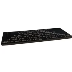 Plaque de transformation VASP | Acrylique