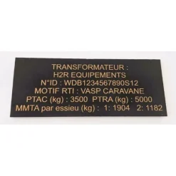 Plaque de transformation VASP | Aluminium