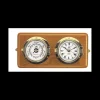 PLASTIMO Ensemble montre-baromètre 4" Socle bois