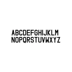 PLASTIMO Lettre blanche 180 mm pneumatique