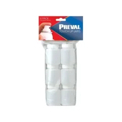 PREVAL Pack de 6 godets en plastique
