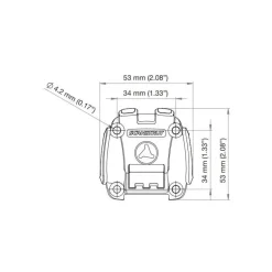 SCANSTRUT Rokk Mini base à visser RLS-104