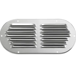 SEAWORLD Grille aération inox oblongue 34 cm² | 233 x 116 mm
