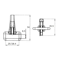 SEAWORLD Mousqueton sangle a gâchette