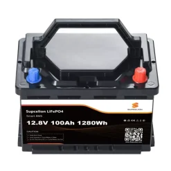 SUPCELION Batterie Lithium 12-100 Ah BT - 1280 Wh