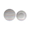 VIA MONDO Set vaisselle 8 pièces Stripes