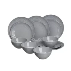VIA MONDO Set vaisselle Cool Grey