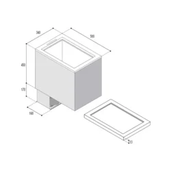 VITRIFRIGO Toploader TL43