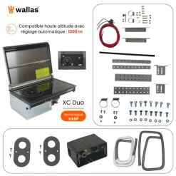 WALLAS XC Duo | Combiné plaque de cuisson + Chauffage