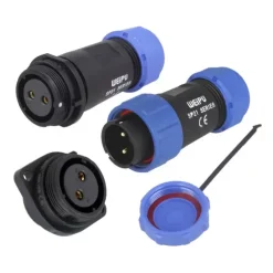 WEIPU Connecteur étanche 2P - 30A - 4 mm²