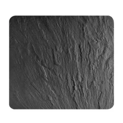WENKO Plaque verre trempé ardoise 56 x 51 cm