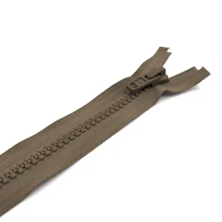 YKK Fermeture injectée 9 mm chaine 10 mm taupe