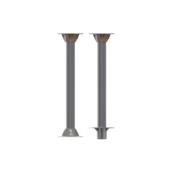 ZWAARDVIS Base saillie haute / basse Ø 60 mm