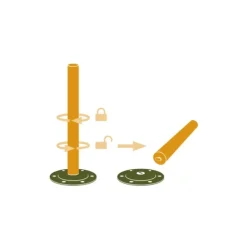 ZWAARDVIS Platine basse Quick Release